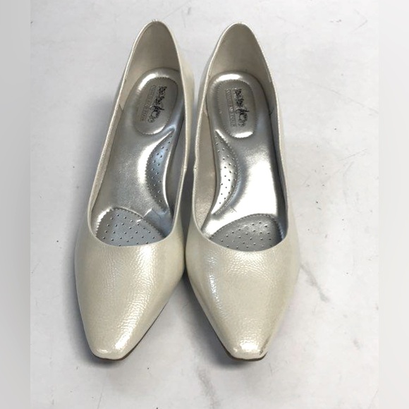 Coach Shoes - Coach and Four Women's Champagne Low Heel Pumps Size 11